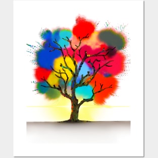 Tree of Colours Posters and Art